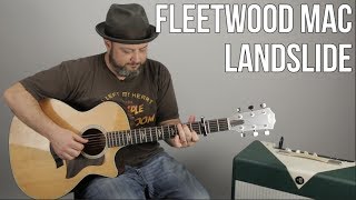 How to Play quotLandslidequot by Fleetwood Mac on Guitar  Acoustic Fingerstyle lesson [upl. by Barnaba168]