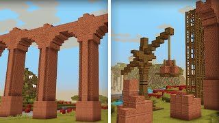 Building the Aqueducts  Minecraft 114 Vanilla Survival [upl. by Larimor]