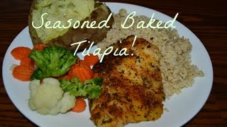 Easy Meals Seasoned Baked Tilapia [upl. by Deutsch]