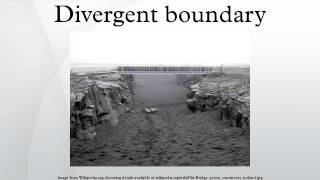 Divergent boundary [upl. by Emmery]