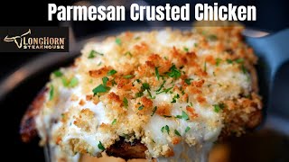 The BEST Way To Cook Chicken Breast Parmesan Crusted Chicken Recipe  Make It Happen At Home [upl. by Padriac]