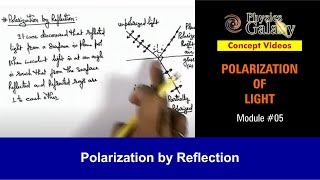 Class 12 Physics  Polarization of Light  5 Polarization by Reflection  For JEE amp NEET [upl. by Eiryt536]