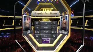 TAFA VS DE CASTRO FULLFIGHT [upl. by Vilberg]