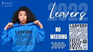 How to Design and Make Leavers Hoodies with NO WEEDING [upl. by Garwin]