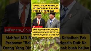 Mahfud MD bocorkan rahasia Prabowo di tv shorts [upl. by Partan741]