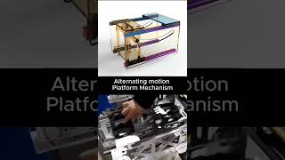 Alternating motion Platform Mechanism mechanism mechanical machine engineer solidworks [upl. by Einotna]