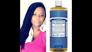 DR BRONNERS PURE CASTILE SOAP AS SHAMPOO FIRST IMPRESSIONS [upl. by Roede]