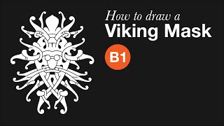 How to draw a Viking Mask — B1 [upl. by Jervis]