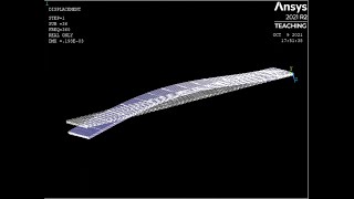 Piezoelectric Unimorph in ANSYS [upl. by Ahsenauq]