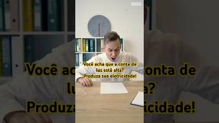 Você acha que a conta de luz está alta Produza sua eletricidade [upl. by Ruyle]