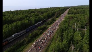 Drone Video of 2023 Grandmas Marathon [upl. by Myrna]