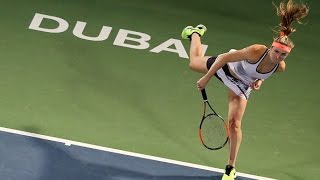 2017 Dubai Duty Free Tennis Championships Semifinals WTA Round Up [upl. by Nolitta]