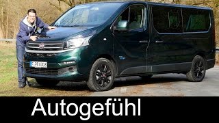 Fiat Talento FULL REVIEW test driven Combi Minibus vs Nissan NV300 Opel Vivaro Renault Trafic [upl. by Oiramd561]