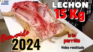 TE EXPLICO COMO HACER UN LECHON A LA PARRILLA [upl. by Kenlay]