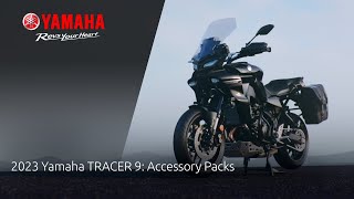 2023 Yamaha TRACER 9 Accessory Packs [upl. by Eicnahc]