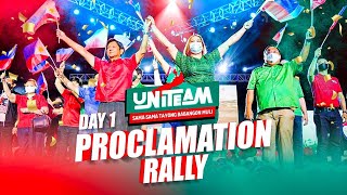 BBM VLOG 198 DAY 1  Uniteam Proclamation Rally  Bongbong Marcos [upl. by Refotsirk]