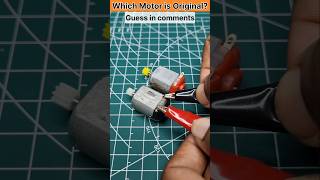 Real vs Fake DC Motor Test  Original vs Fake shorts ytshorts dcmotor [upl. by Ace]