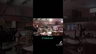 8quot splash test drums youtubeshorts drumsmusic drummer drumming geartest [upl. by Laurent]