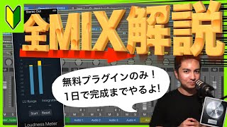 【MIX解説】プロがMIXの全ステップを丁寧に教えます！（LogicProXテンプレート無料配布！）〜RnBソング〜 [upl. by Steve68]