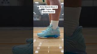 Kyrie Irving x Anta Shock Wave 5 “Fission” On Feet amp In Hand Looks  Short Review shorts kyrie [upl. by Annayram]