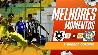 MELHORES MOMENTOS BOTAFOGO X TIRADENTES PI  COPINHA [upl. by Nanci]