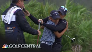 Annika Sorenstam and son Will McGee in contention at PNC Championship  Golf Central  Golf Channel [upl. by Tibbs]