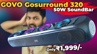 GOVO Gosurround 320  50W Wireless SoundBar  4000 Mah Battery 🔥🔥 [upl. by Koerlin]