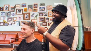 💈 Relaxing Laid Back Classic Haircut In Historic Honolulu Neighborhood  Golden Hawaii Barbershop [upl. by Sellma]