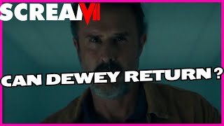 Can Dewey Return In Scream 7 [upl. by Loggins]