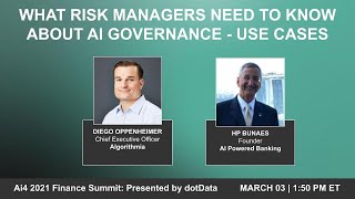 What Risk Managers Need to Know About AI Governance  Use Cases with Algorithmia amp AIPowered Banking [upl. by Anitsuj392]