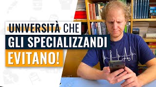 Le università che gli specializzandi evitano [upl. by Duck240]