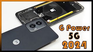 Motorola Moto G Power 5G 2024 Teardown Disassembly Phone Repair Video Review [upl. by Garris]