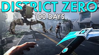 WE Played 100 Days of Modded 7 Days to Die DISTRICT ZERO [upl. by Wilfrid]