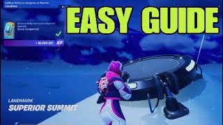 Easily complete Successfully Surmount Superior Summit  Fortnite Week 13 Weekly Quest [upl. by Nangatrad]