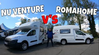 SMALL CAMPERS WHICH is BEST  Romahome or Nu Venture [upl. by Lorin]