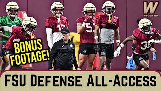 FSU Football  Florida State Spring Practice BONUS FOOTAGE Defense AllAccess  Warchant TV FSU [upl. by Leak845]