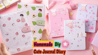 How to make a cute diary diy diary  homemade diy notebook diy journal  Diy Craft [upl. by Llerrahs696]