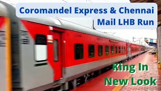 Coromandel Express 1st LHB Run  Finally Legendary Shalimar  Chennai new Avatar [upl. by Ronel291]