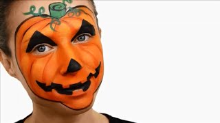 Maquillage citrouille dHalloween effrayante [upl. by Jerusalem406]