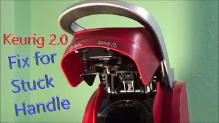 Keurig Handle Stuck Wont Close  New Simple Fix [upl. by Nitsirk]