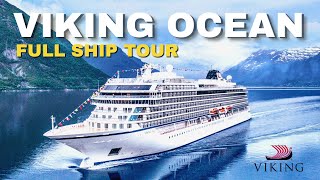 Viking Ocean Cruises  Full Ship Walkthrough Tour amp Review 4K  Viking Saturn [upl. by Amilah]