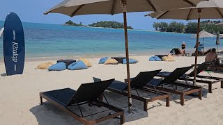 ChoengMon Beach in mid March is always peaceful Koh Samui Thailand [upl. by Halilak]