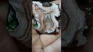 wunderschöner Achat von Idar Oberstein achat achate agate agates agatestone [upl. by Nonnac]