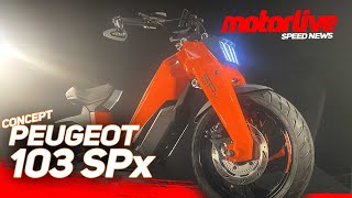 Le retour de la Peugeot 103 SP  SPx  SPEED NEWS [upl. by Imoyik]