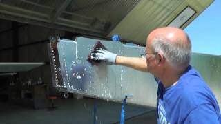 Preparing Aluminum for Aircraft Painting [upl. by Arlina]