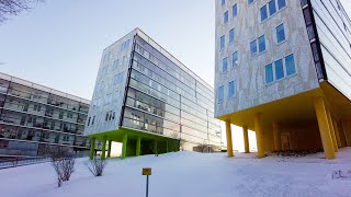 Uppsala Sweden Exploring The City  Snowy Walking Tour [upl. by Jones]