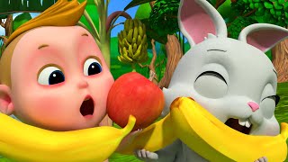 Apples And Bananas Vegetables Song  Yes Yes Fruits Song  More Kids Songs amp Nursery Rhymes [upl. by Brietta143]