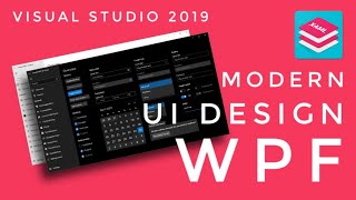 WPF Tutorial  XAML UI design in Visual studio blend 2019  ModernWPF UI Library  C WPF [upl. by Arhez]