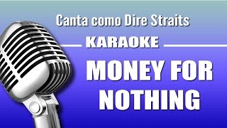 Dire Straits  Money For Nothing  Karaoke Vision [upl. by Duquette466]