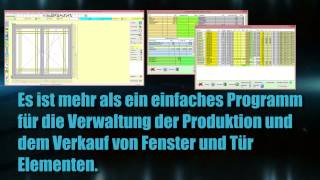 Software Fensterbau  Fensterhandel [upl. by Rubma]